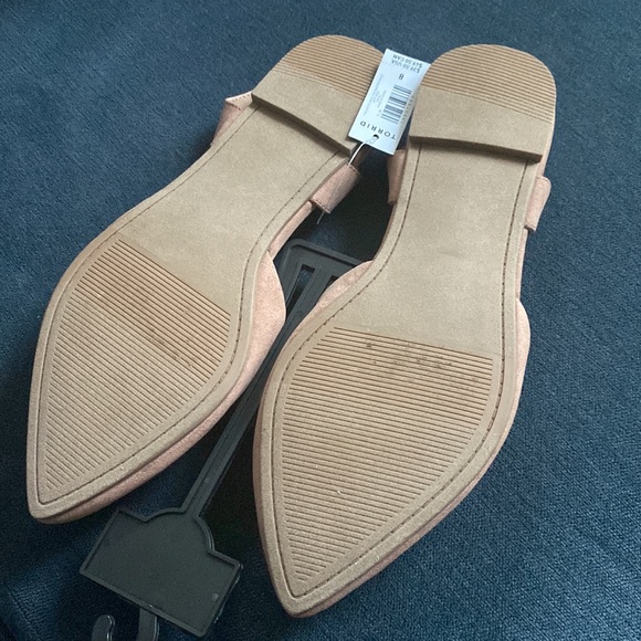 Torrid Blush pointed Flats Mule Wide Widths - Picture 6 of 7